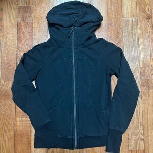 Lululemon Scuba Hoodie III Stretch French Terry Black Size 6